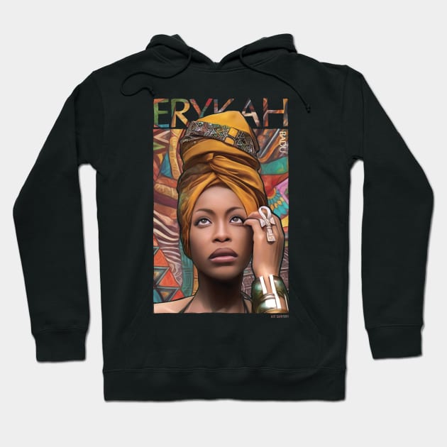 The Queen Of Neo Soul Hoodie by Art Simpson